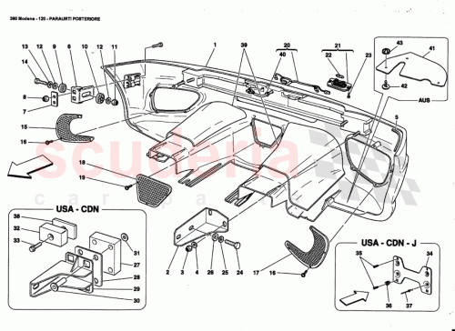 Part Diagram for Ferrari 64853710