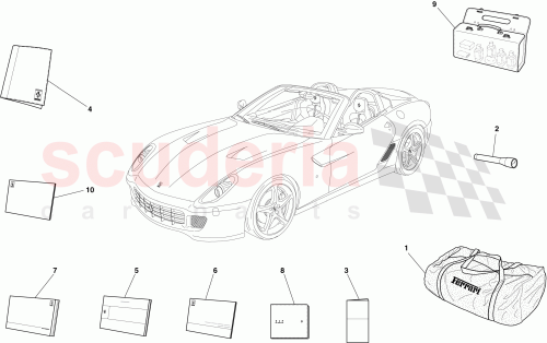 Part Diagram for Ferrari 84090100