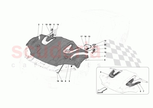 Part Diagram for Ferrari 000958109