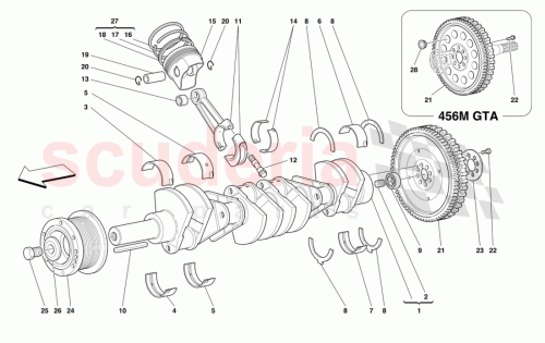 Part Diagram for Ferrari 150966
