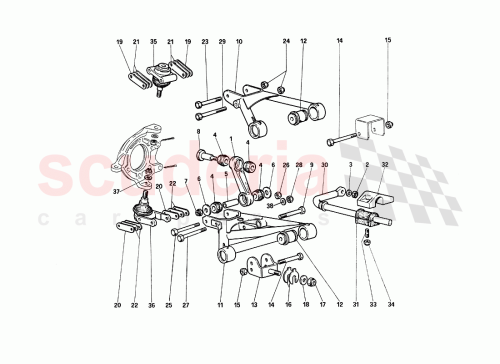 Part Diagram for Ferrari 101445