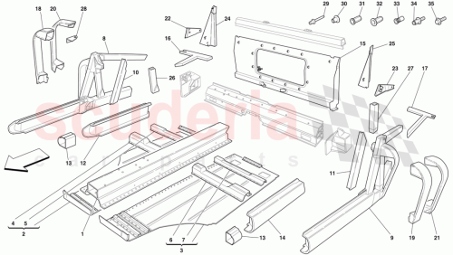 Part Diagram for Ferrari 66278600