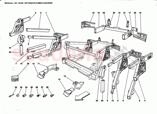 Part Diagram for Ferrari 65151711