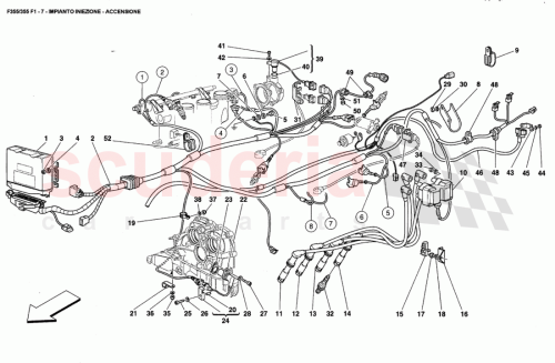 Part Diagram for Ferrari 178205