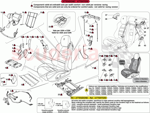 Part Diagram for Ferrari 82587700