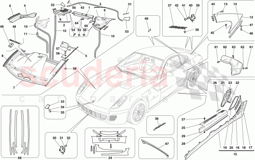 Part Diagram for Ferrari 69131600