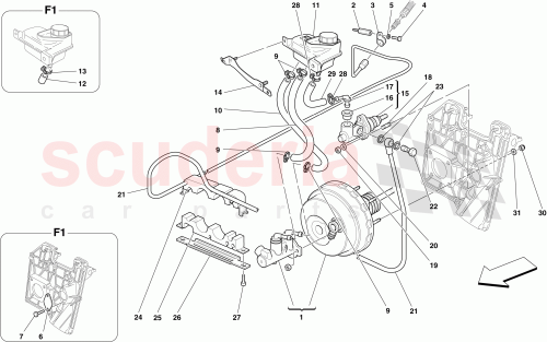 Part Diagram for Ferrari 175189