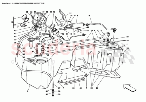 Part Diagram for Ferrari 196656