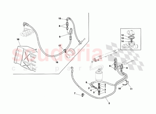 Part Diagram for Ferrari 163287