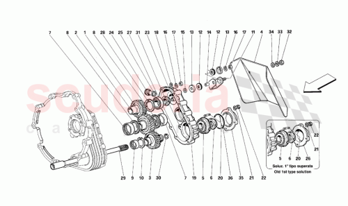 Part Diagram for Ferrari 151940