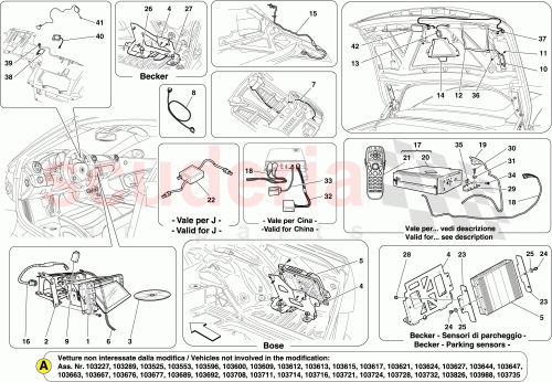 Part Diagram for Ferrari 245789