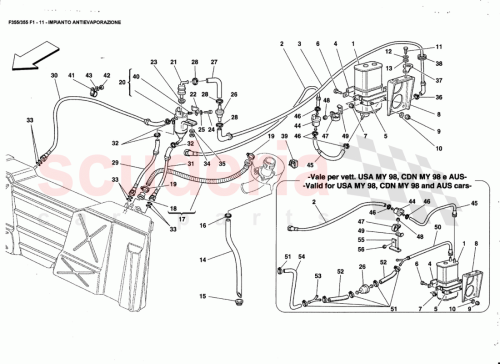 Part Diagram for Ferrari 126919