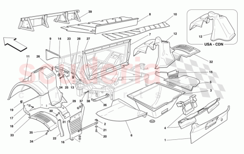 Part Diagram for Ferrari 66330700