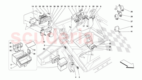 Part Diagram for Ferrari 164267