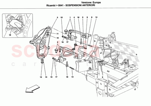 Part Diagram for Ferrari 221934