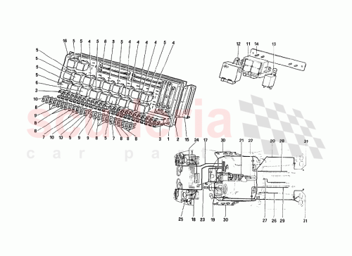 Part Diagram for Ferrari 61430900