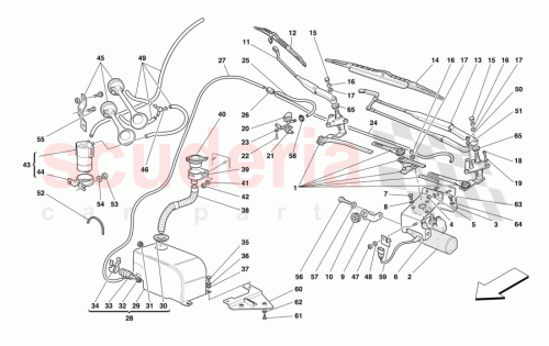 Part Diagram for Ferrari 64549400