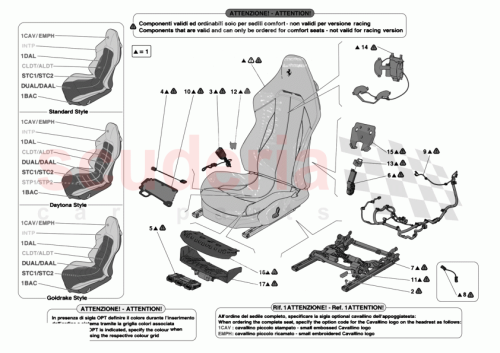 Part Diagram for Ferrari 55061004