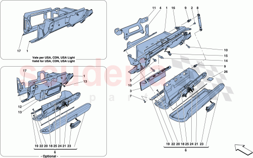 Part Diagram for Ferrari 87216600