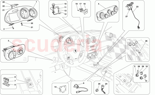 Part Diagram for Ferrari 69162100