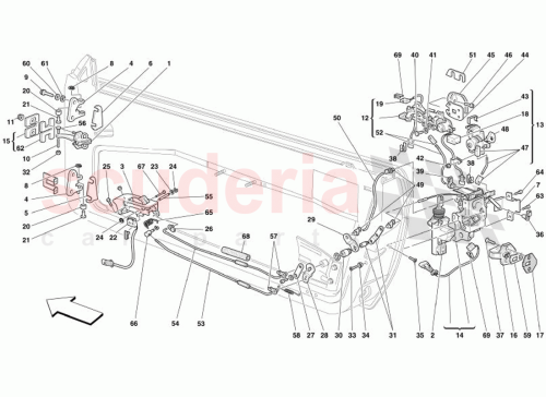 Part Diagram for Ferrari 65249000