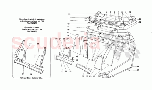Part Diagram for Ferrari 62539200
