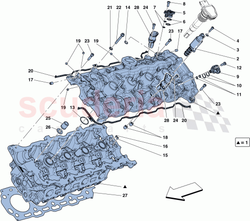 Part Diagram for Ferrari 307138