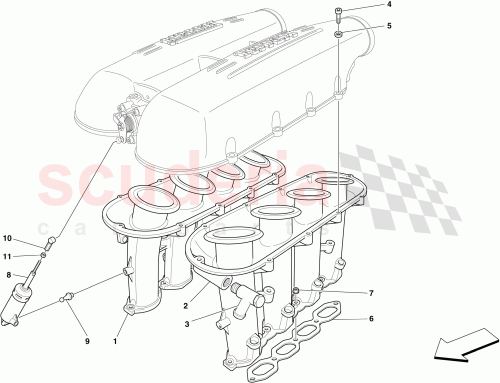 Part Diagram for Ferrari 235390