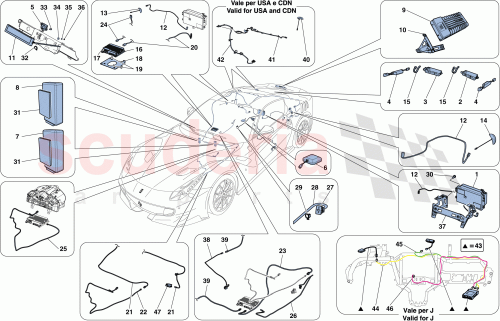 Part Diagram for Ferrari 305233