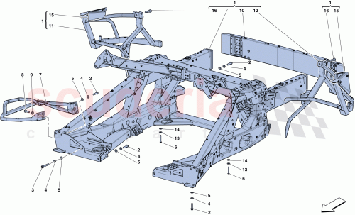 Part Diagram for Ferrari 332827