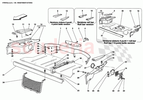 Part Diagram for Ferrari 649231