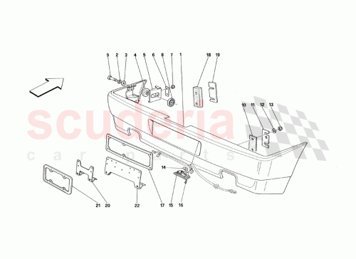 Part Diagram for Ferrari 186180