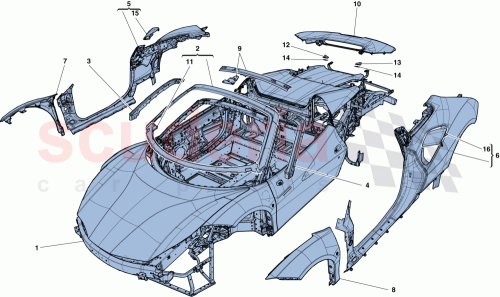 Part Diagram for Ferrari 86474111