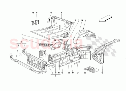 Part Diagram for Ferrari 63640200
