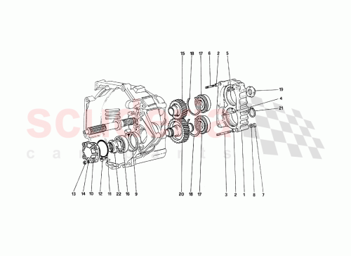 Part Diagram for Ferrari 125480