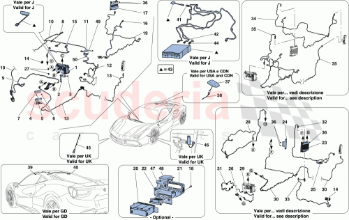 Part Diagram for Ferrari 302295