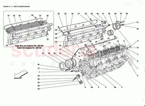 Part Diagram for Ferrari 177960
