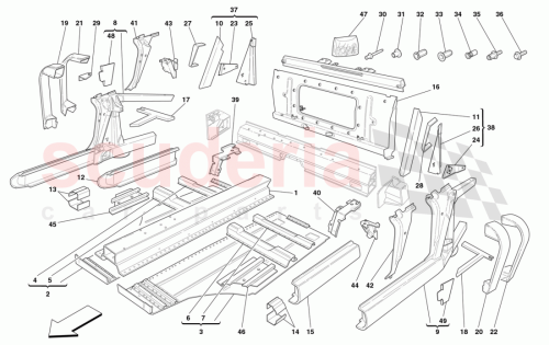 Part Diagram for Ferrari 182456