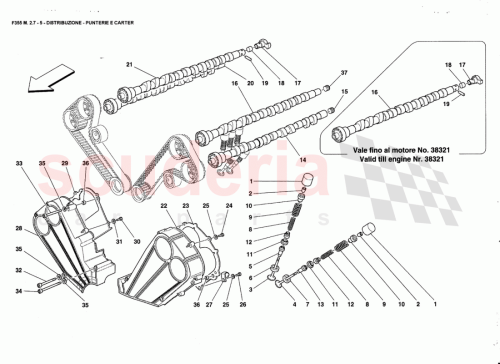 Part Diagram for Ferrari 149093