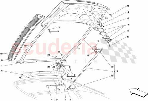 Part Diagram for Ferrari 65979200
