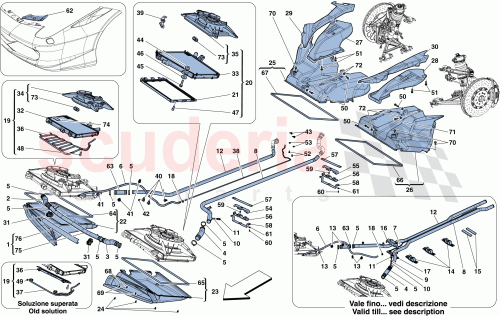 Part Diagram for Ferrari 275045