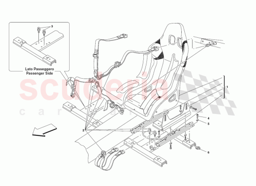 Part Diagram for Ferrari 65806500