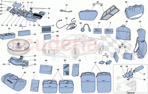 Part Diagram for Ferrari 83952600