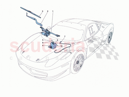 Part Diagram for Ferrari 83361500