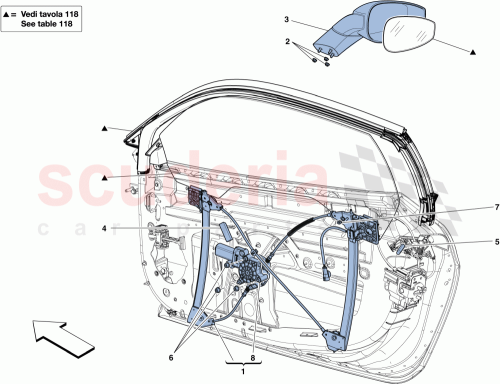 Part Diagram for Ferrari 85410800
