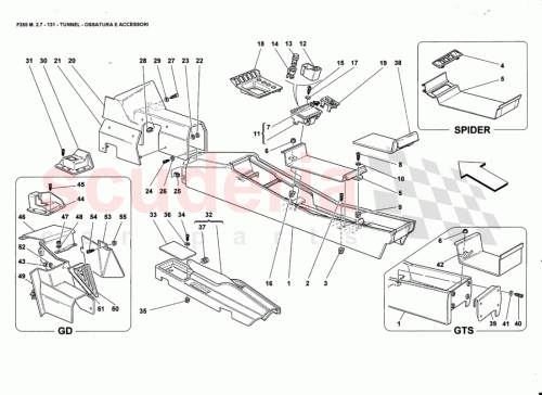 Part Diagram for Ferrari 63525400