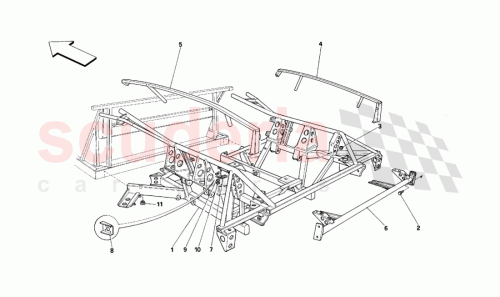 Part Diagram for Ferrari 177764