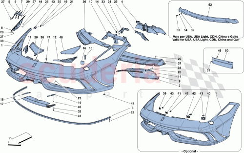 Part Diagram for Ferrari 83435500