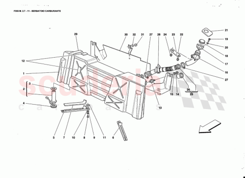 Part Diagram for Ferrari 157685
