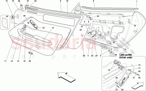 Part Diagram for Ferrari 82343012